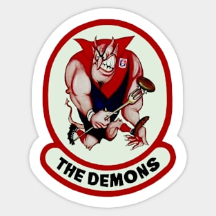 AFL - Melbourne Demons - RETRO STYLE LOGO Sticker